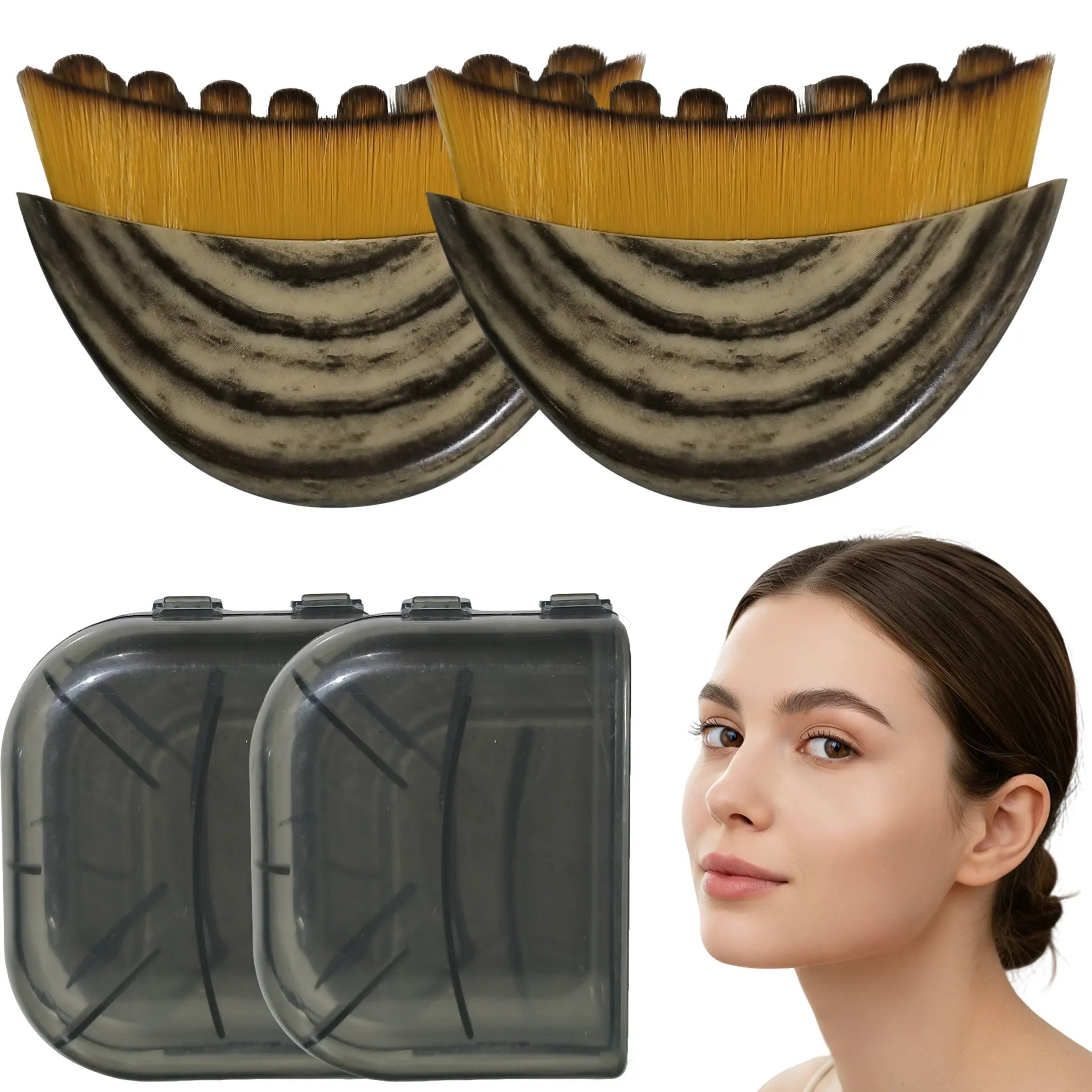 Buy 1 Get 1 Free Facial Brush for Jawline Sculpting & Lymph Drain, Ergonomic Dry Contour Massager and Facial Care Tool for Normal Skin, Facial Care Tools