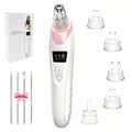 Electric Blackhead Remover Vacuum Pore Cleaner, Electric Facial Cleaning Kit, Facial Cleansing Equipment, Includes 5 Replacement Brushes + 4 Stainless Steel Tools, Deep Clean, Skincare Tool, Blackhead Removing, Facial Cleansing Brush, Pore Suction Tool